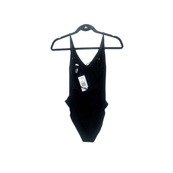 L Space PTGIMC22 Gianna One Piece Swimsuit Black Size Large NWT - Picture 6 of 11